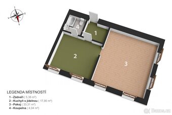 Prodej bytu 1+1 | 60 m | E. Beneše | Česká Skalice - 2
