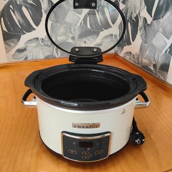 Pomalý hrnec Crockpot 3,5l smetanová/chrom - 2