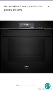 Nová parní trouba SIEMENS STUDIO LINE HS958GCB1 - SUPER CENA - 2