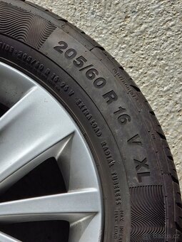 4x Alu Kola VW 16" s letní Pneu 205/60 - 2