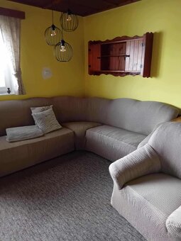 Strečové potahy na rohovou sedací soupravu - 2