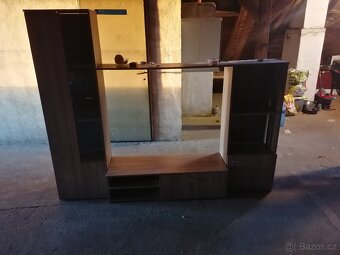 EU004 Obývácí stěna HUGO, dub truffel - 2