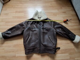 Pánská kožená bunda - Pilotka - 2
