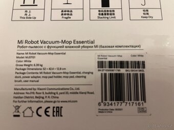 Robotický vysavač Xiaomi Mi Robot Vacuum Mop Essential - 2