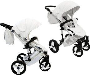 Kočárek Junama Impulse Eco 3in1 chrom/bílá - 2