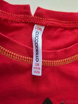 Vánoční šaty vel. 134 cm - 2