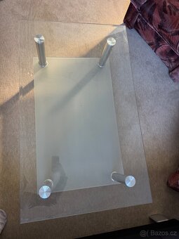 Konferenční stolek skleněný - 2