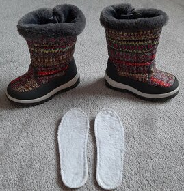 Zimní boty-sněhule, velikost 28, výborný stav - 2