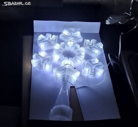LED sněhová vločka Vánoční , 8 režimů - 2
