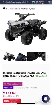 Elektrická čtyřkolka - 2