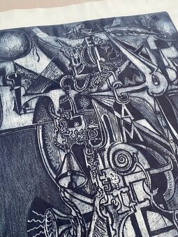 Jiří Kodym / akvatinta / grafika / velkoformátová / 1968 - 2