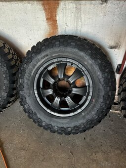 Sada alu 6x139,7 R17 pneu 33x12,50 R17 MT - 2