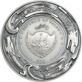 Stříbrná mince - SCYLLA AND CHARYBDIS 3 Oz Silver Coin - 2