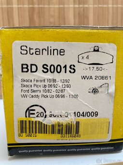 Brzdové destičky STARLINE - 2