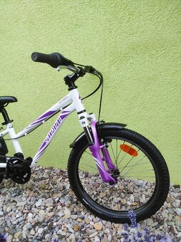 Značkové dětské kolo SPECIALIZED 20" (bílá/fialová) - 2