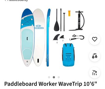 Paddleboard WORKER WaveTrip 10'6" G2 - 1x použitý - 2