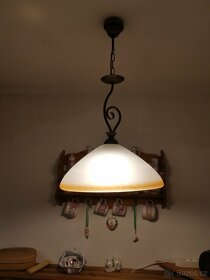 Skleněný lustr. - 2