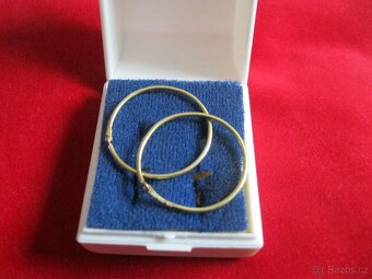 Zlaté náušnice - Kruhy - 585/1000 - 2