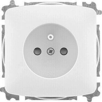 ZÁSUVKA TANGO BÍLÁ POOTOČENÁ-PROUDOVÉ CHRANÍČE - 2