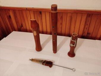 Tenorová flétna VEB Markneukirchen DDR + krabička - 2