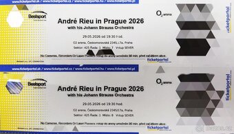 Andre Rieu: 1 Rada Horni Sezení 29.05.2026 O2 Praha - 2