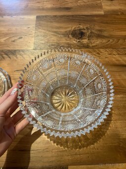 Broušená dóza Bohemia crystal - 2