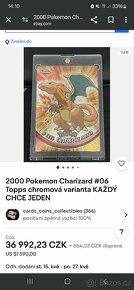 Pokémon Charizard 2000 Chrome - 2
