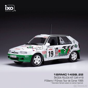 Modely Škoda Rallye 130 a Felicia Kit Car 1:18 IXO - 2