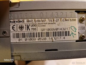 Autoradio Grundig 1200 VD rok 1998 - 2