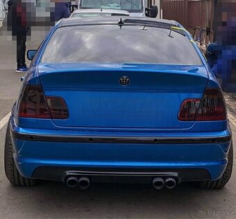 Difuzor zadního nárazníku BMW E46 – Černý lesk - 2