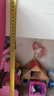 Dětská patrová postýlka ve tvaru domečku – TOP stav - 2