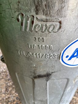 Popelnice Meva 110 l, pozinkovaná, Typ 1008 - 2