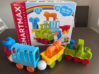 Smartmax - Můj první vláček se zvířátky - 22 ks - 2