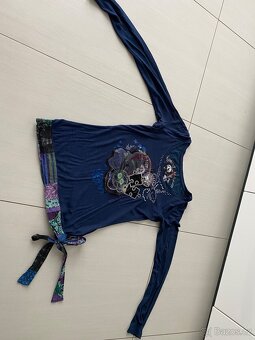 Modra halenka Desigual nenosena - 2