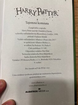 Harry Potter a tajemná komnata - stav nové knihy - 2