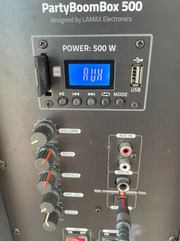 Reproduktor Lamax PartyBoombox 500 W + mikrofon - 2
