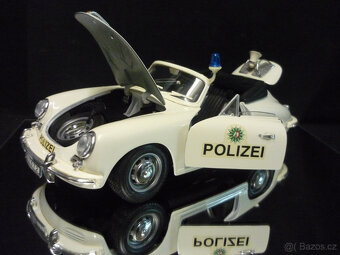 Porsche 356 B Cabrio Polizei Bburago 1/18 - 2