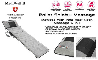 Prodám magnetickou rolovací masážní podložku Mediwell 6v1 - 2