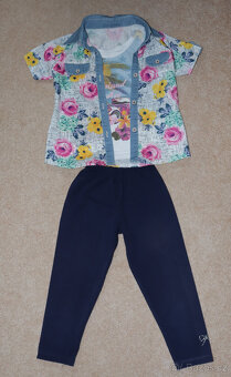 Tričko + legíny + halenka vel.116 - 2