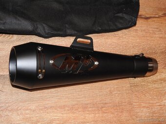 Laděný výfuk celonerezový černý mat. Nový - 2