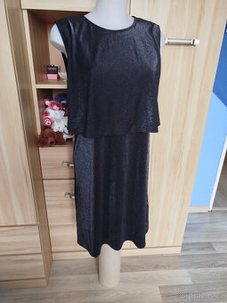 černé, třpytivé šaty, zn.Camaïeu - 2