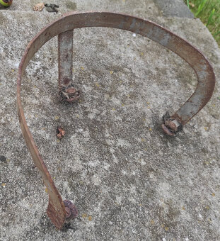 historický cykloblatník  a rám historické cyklosedacky - 2