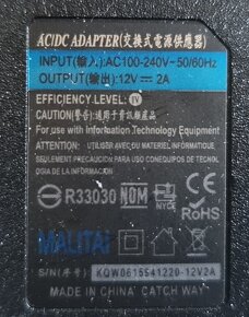 Zdroj pro drobnou elektroniku a LED pásky 12V/3A adaptér - 2