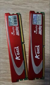 RAM paměť ADATA+Series 2GB (2x1GB) DDR2 800+ - 2