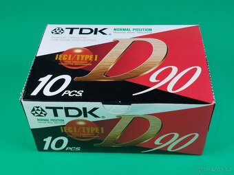 MC Audiokazeta Kazeta TDK D 90 nová zabalená - 2