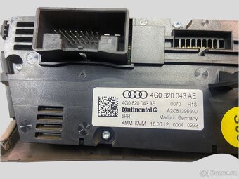Ovládání topení klimatizace Audi A6 4G/C7 4G0820043AE - 2