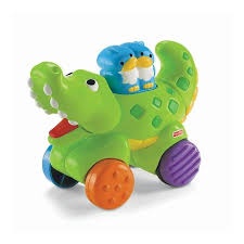 Jezdící krokodýl Fisher Price - 2