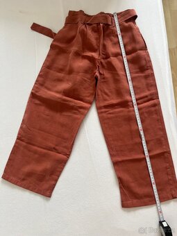 Hnědé kalhoty zn. Zara vel. 140 - 2