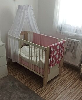 Dětská postýlka 120/60 Klups zajíček - 2