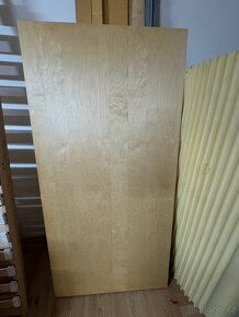 Postel IKEA MALM šířka 140 světlá dýha - 2